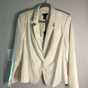 Lane Bryant soft twill blazer.